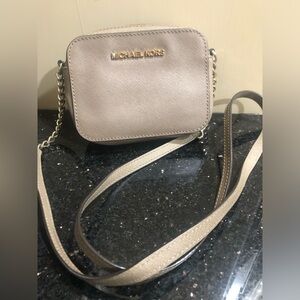 Michael Kors Tan/Taupe Crossbody Bag/Purse